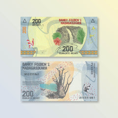 Madagascar 200 Ariary, 2017, B333a, P98, UNC