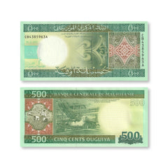 Mauritania 500 Ouguiya, 2013 (2014), B122a, P18, UNC