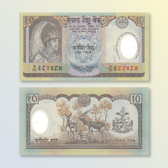 Nepal 10 Rupees, 2002 Commemorative, Polymer, B251a, P45, UNC