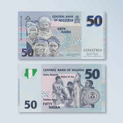 Nigeria 50 Naira, 2007, B233c, P35b, UNC