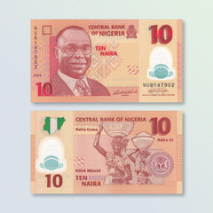 Nigeria 10 Naira, 2009, B235a, P39a, UNC