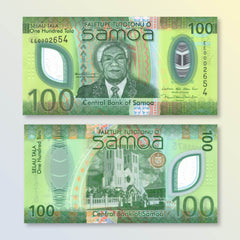 Samoa 100 Tālā, 2025, Polymer, B131a, UNC