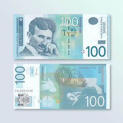 Serbia 100 Dinars, 2013, B417b, P57b, UNC
