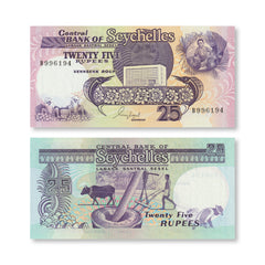 Seychelles 25 Rupees, 1989, B406a, P33, UNC