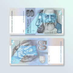 Slovakia 50 Koruna, 2002, B402d, P21d, UNC
