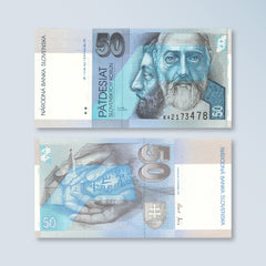 Slovakia 50 Koruna, 2005, B402e, P21e, UNC