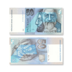 Slovakia 50 Koruna, 2005, B402e, P21e, UNC
