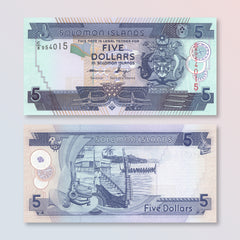 Solomon Islands 5 Dollars, ca. 2011, B216c, P26, UNC