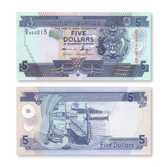 Solomon Islands 5 Dollars, ca. 2011, B216c, P26, UNC