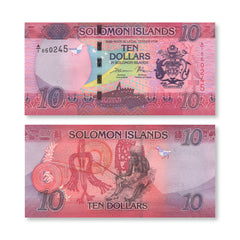 Solomon Islands 10 Dollars, 2017, B222a, P33