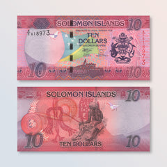 Solomon Islands 10 Dollars, 2021, B222b, P33, UNC