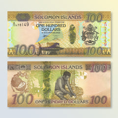 Solomon Islands 100 Dollars, 2022, B225c, P36