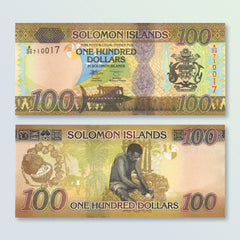Solomon Islands 100 Dollars, 2023, B229a, UNC