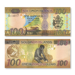 Solomon Islands 100 Dollars, 2023, B229a, UNC