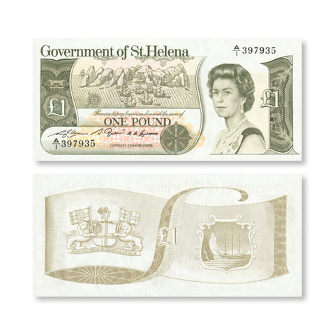 St. Helena 1 Pound, 1981, B305a, P9a, UNC