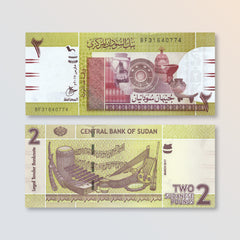Sudan 2 Pounds, 2017, B407c, P71c, UNC