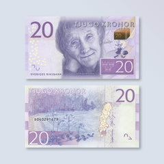 Sweden 20 Kronor, 2015, P69b, UNC