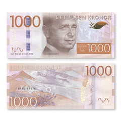 Sweden 1000 Kronor, 2014, P74, UNC