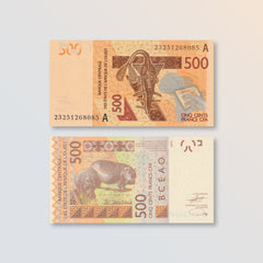 West African States, Ivory Coast, 500 Francs, 2023, B120Al, P119A, UNC