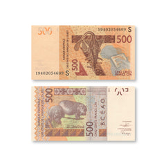 West African States, Guinea Bissau, 500 Francs, 2019, B120Sh, P919S, UNC