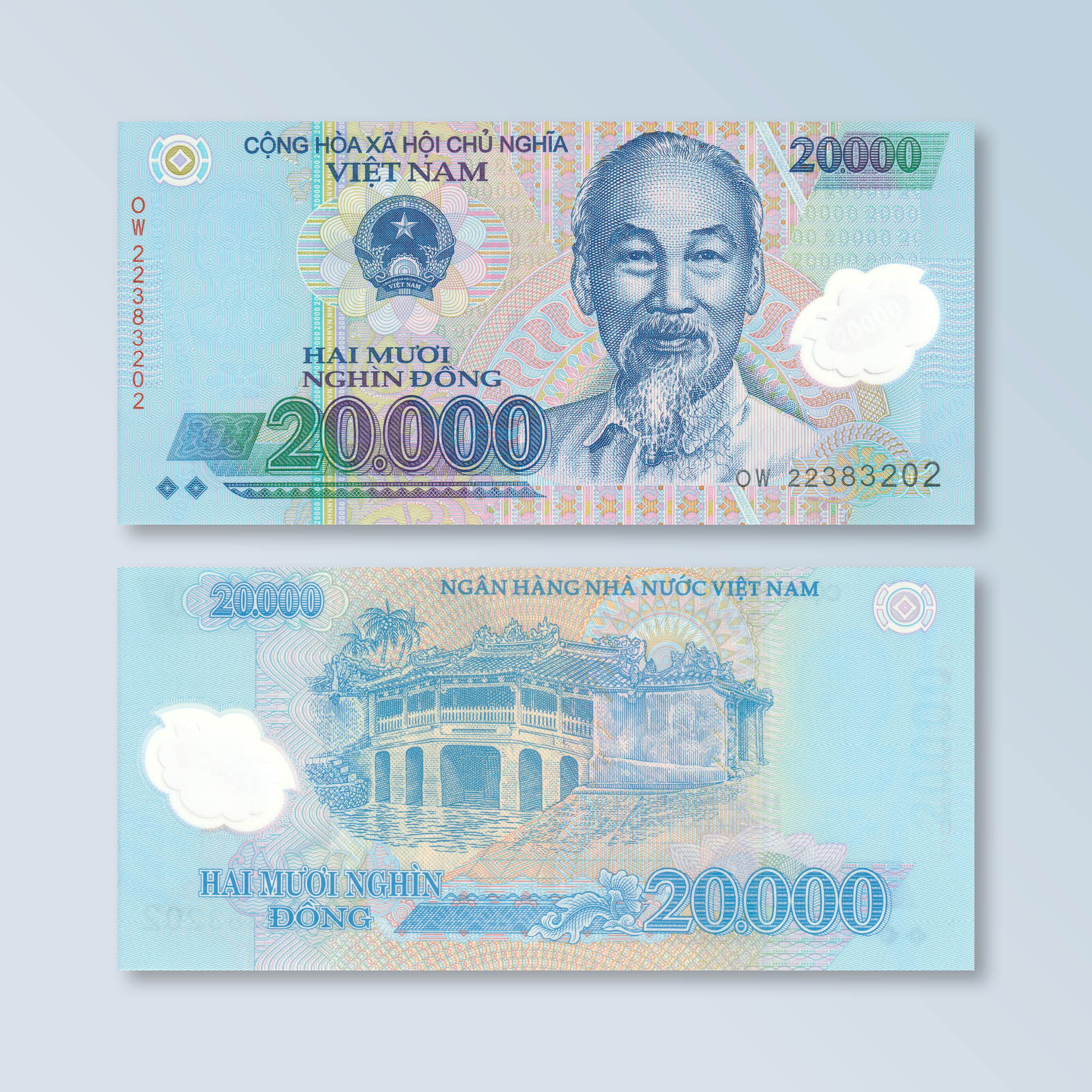 Vietnam 20000 Dong, 2022, B344m, P120, UNC - Robert's World Money - World Banknotes