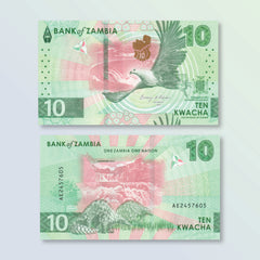 Zambia 10 Kwacha, 2024 (2025), B171a, UNC