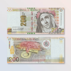 Peru 200 Nuevos Soles, 2012 (2017), B531a, P191, UNC - Robert's World Money - World Banknotes