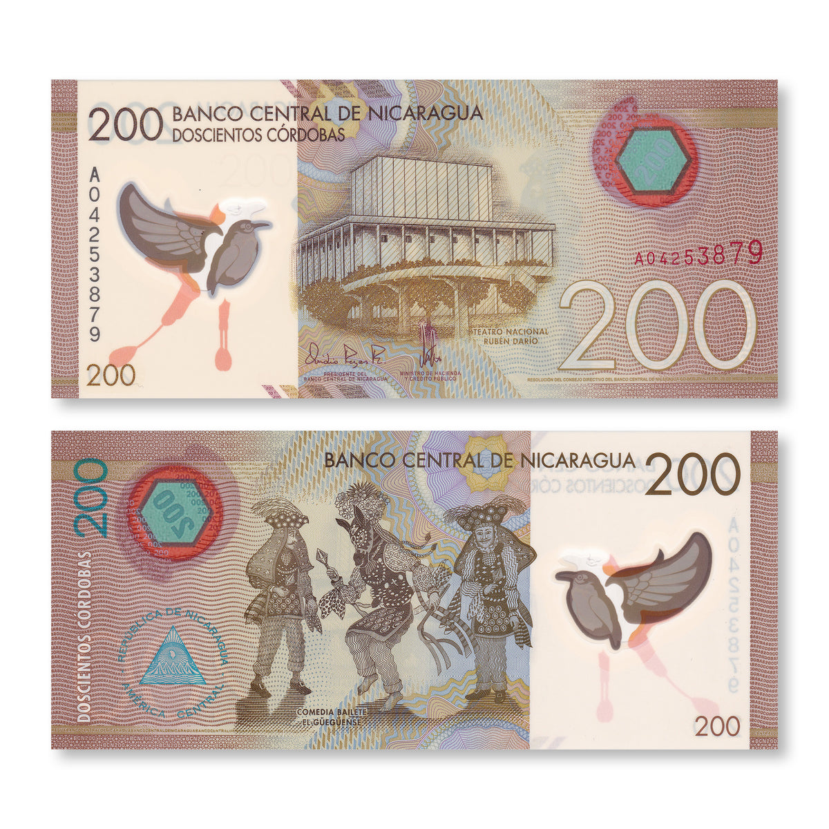 Nicaragua 200 Córdobas, 2014, B510a, P213a, UNC - Robert's World Money - World Banknotes