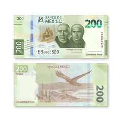 Mexico 200 Pesos, 2022, B716f, UNC - Robert's World Money - World Banknotes